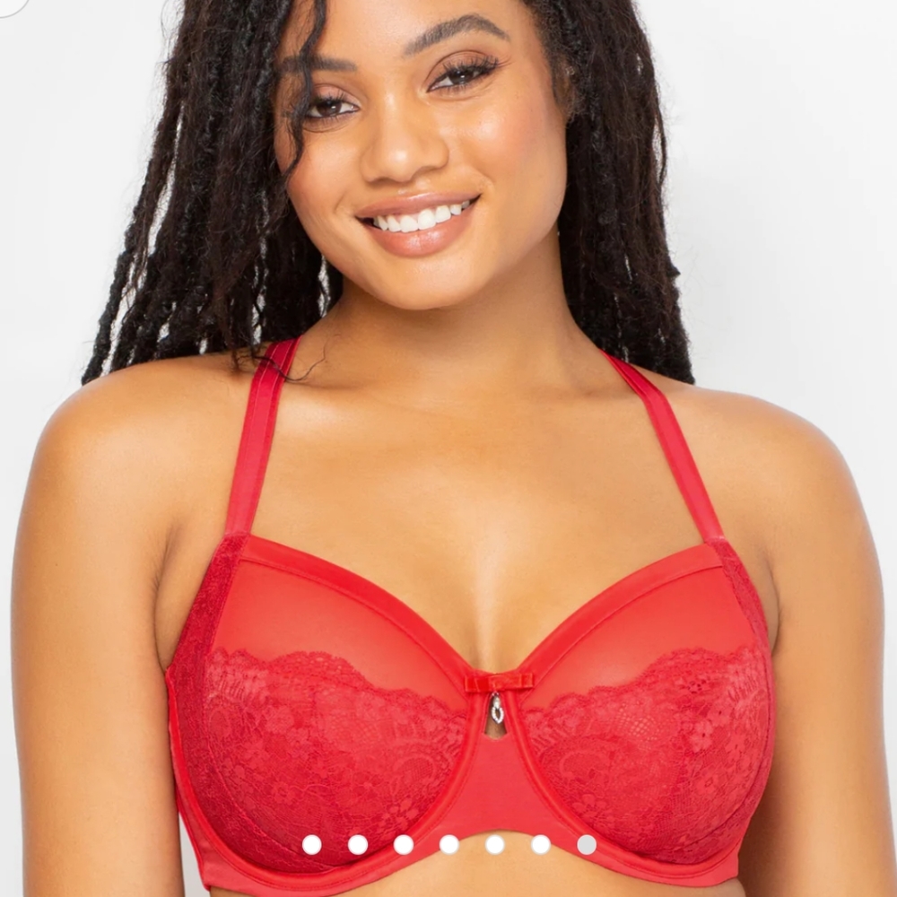 NWT Curvy Couture Luxe Lace Underwired Bra